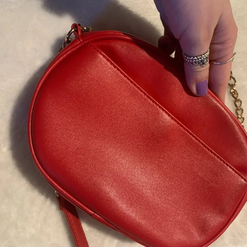 Bebe red crossbody bag